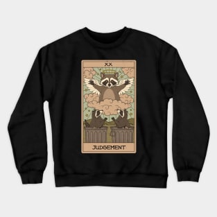 Judgement - Raccoons Tarot Crewneck Sweatshirt